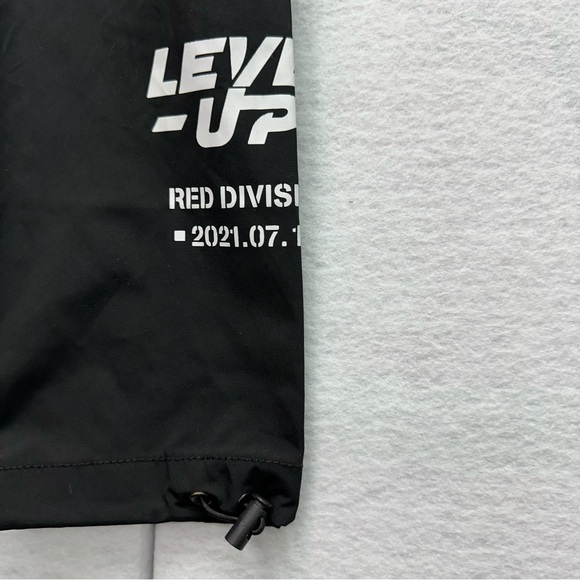 SMOKE RISE NY Cropped Black Windbreaker Full Zip Jacket SIZE SMALL NEW - Picture 7 of 11